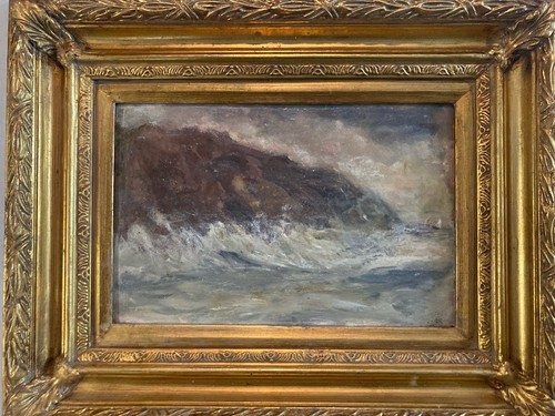 Peinture 1930 huile sur carton - peinture,