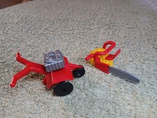 Jardin Potager Ferme PLAYMOBIL - Tondeuse ou herse rotative et tronçonneuse