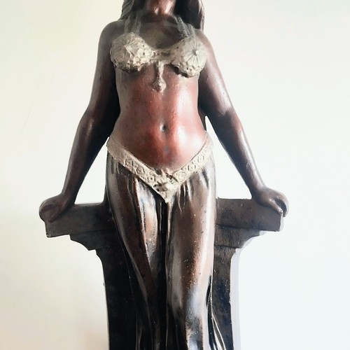 Statue art déco plâtre - statue,