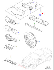 JAGUAR F-TYPE X152 Plaque de