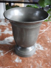 ancien gobelet verre timbale
