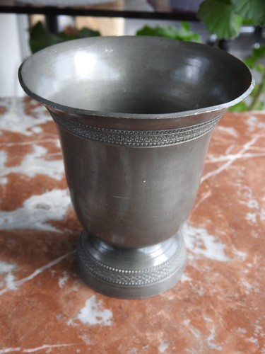 Ancien gobelet verre timbale - ancien,