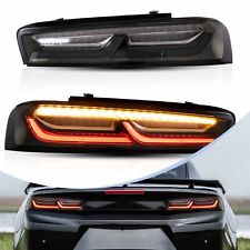 VLAND LED Feux arrière Blancs fumés Pour Chevy Camaro 2016-2018 DRL Feux arrière