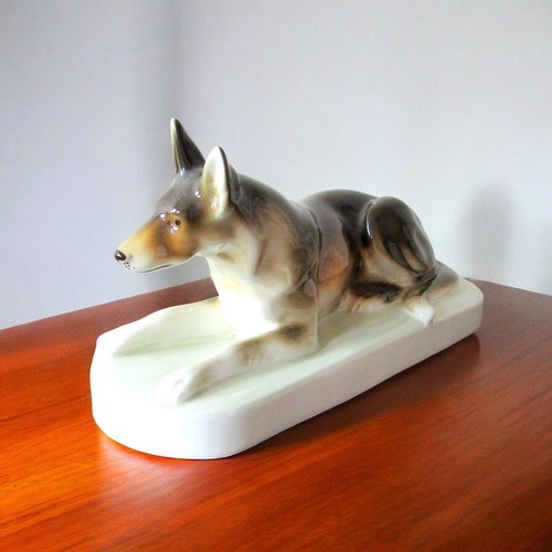 Royal dux chien faïence - royal,