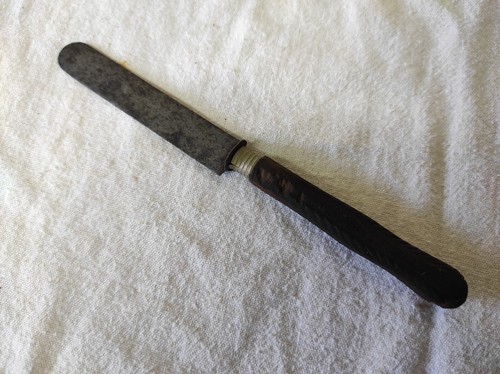 Ancien couteau beurre avec - ancien,