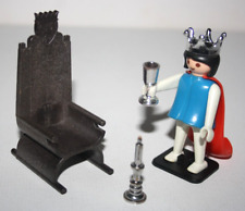 PLAYMOBIL VINTAGE 3335 DE 1976 KLICKY LA REINE AVEC TRONE VERRE CHANDELIER