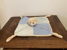 Doudou Plat Ours KEEL TOY bleu