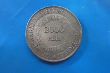 BRESIL BRAZIL 2000 REIS 1900  COLONISATION  ARGENT SILVER +++++++++++++++++
