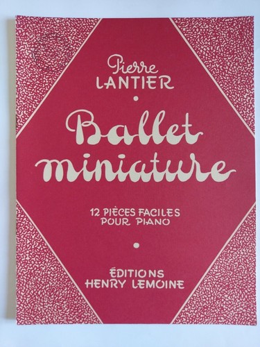 Partition ballet miniature - ",