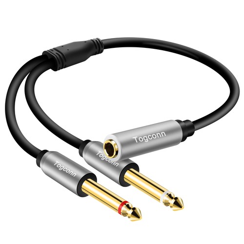 Inch trs stereo splitter y - splitter,