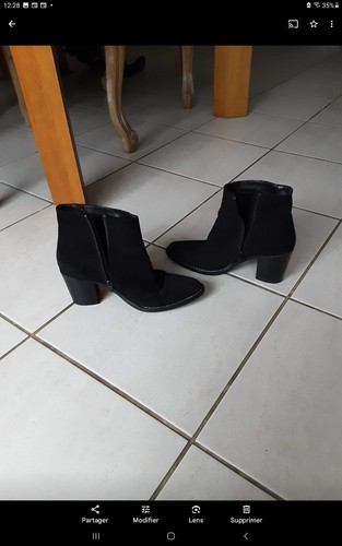 Boots noires pointure 38 - boots,