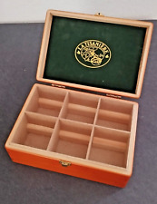 BOÎTE A THÉ " LA TISANIÈRE " COFFRET DE 6 COMPARTIMENTS (VIDES)