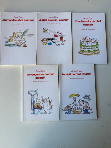 Lot livres série - livres, chat