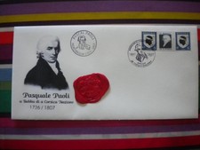 2007 ENVELOPPE BICENTENAIRE DE PASQUALE PAOLI  AJACCIO  VOIR SCAN