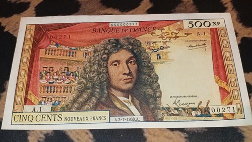 Billet 500 molière - billet,