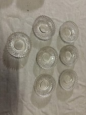 7 coupelles de lustre en verre pour lustre à pampilles