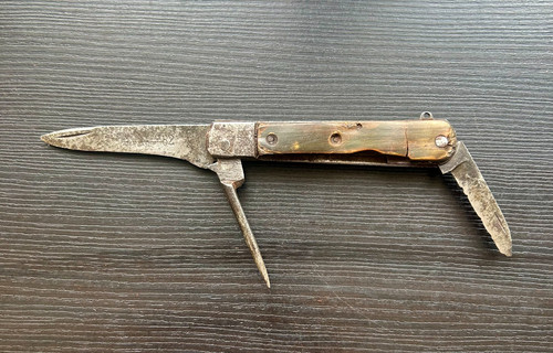 Rare ancien couteau - couteau, vÉritable