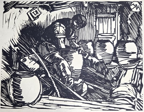 Bois gravé original 1923