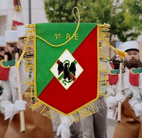 Souvenir fanion - souvenir, 1°re