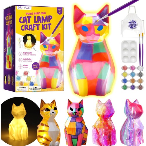 Kit peinture lampe chat - de,