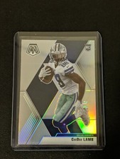 2020 Panini Mosaic CeeDee Lamb Silver Prizm Rookie Card Dallas Cowboys #207