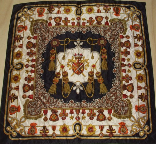 Foulard 100 pura soie - pura, vintage