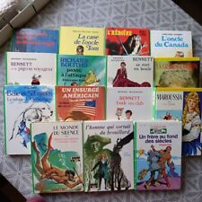 Lot De 15 livres série bibliothéque verte ancien cartonné Livre 