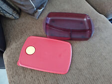 tupperware microwave rouge rectangle a soupape pour micro onde a compartiment