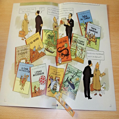 Tintin fac similé pub - tintin, 1947