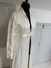 Ancien dessus veste en satin épais raide ou manteau cérémonie taille 36, B4