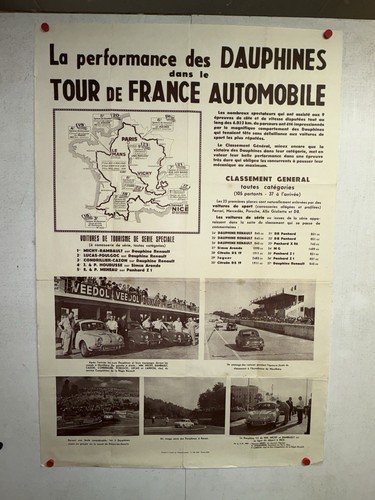 Rare affiche ancienne renault - ancienne,
