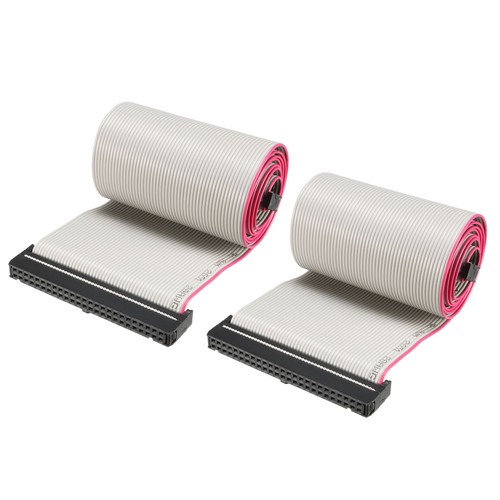 2pcs ruban gris câble broches - 2pcs,