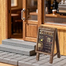 Diorama de bar à café pour