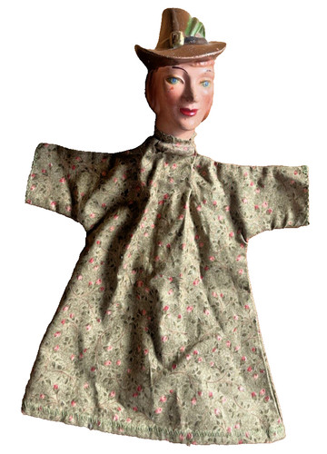 Ancienne marionnette gaine - à,
