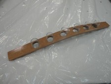 support de verre en bois de