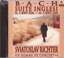 Bach : Suite anglaise n° 1 & 3 / Sviatoslav Richter - CD