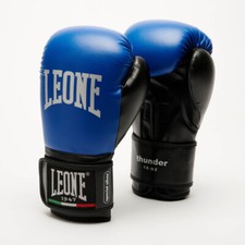 Leone 1947 Gants Boxe Adultes Unisexe Thunder 8 OZ , Sport De Ring 8OZ-02 (Bleu