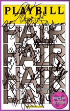 HAIR Cast SIGNED Playbill