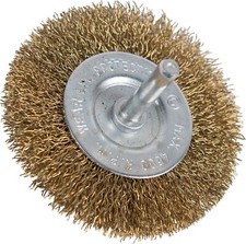 Roue Brosse Rotative Circulaire en Fil d'Acier 100 mm pour Perceuse Polissage