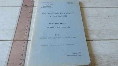 Reglement armement inf 401 - armement, 401/3