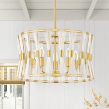 20" Large Gold Chandelier