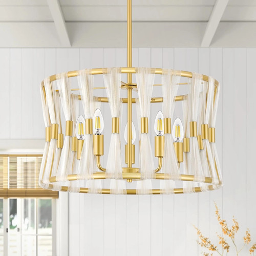Large gold chandelier - large,