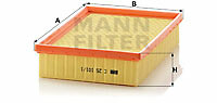 Filtre air mann filter - mann-filter, c