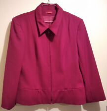 Veste vintage rouge femme blazer Carbone années 70 blouson taille 40