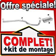 Ligne pot d'échappement pour PEUGEOT 206 2.0 HDI Break SW 2002-2006 Silencieux