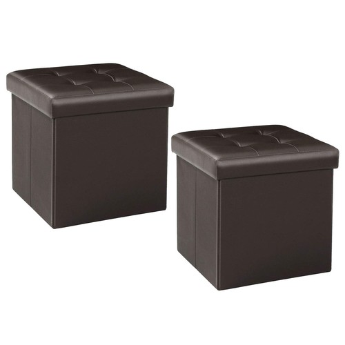 Pouf rangement pliable - pouf,