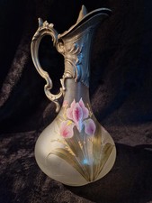 Aiguière Art Nouveau en Verre