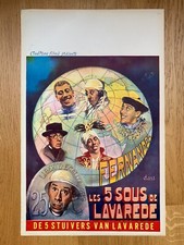 Affiche originale du film - Les 5 sous de Lavarede - Fernandel - 56,8 x 36,1 cm