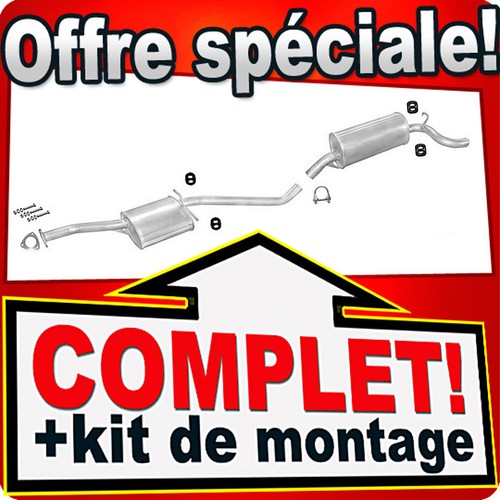 Ligne pot échappement - ligne,