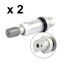 2x valve alu de roue pour
